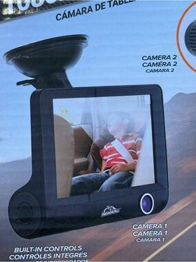 Armor All Premium/Prime 1080P Dual Dash Camera. 4”/10.16CM LCD. New in Box.